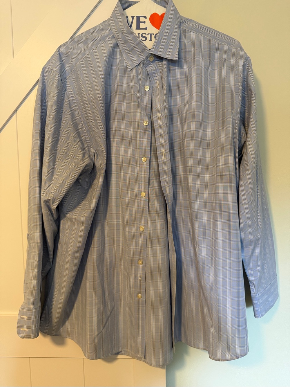 Charles Tyrwhitt Light Blue Striped Dress Shirt